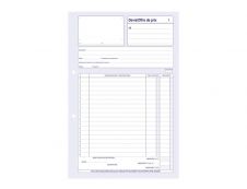 ELVE - Carnet de devis/offre de prix - 50 dupli - A4