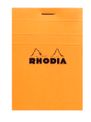 Bloc rhodia grapado numero 11 a7 con tapa naranja