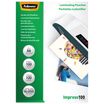 Fellowes Laminating Pouches - 100 micras - paquete de 100 - 216 x 303 mm bolsas para laminación