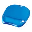 Fellowes Gel Crystals - Alfombrilla de ratón con apoyamuñecas - azul