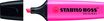 STABILO BOSS ORIGINAL - Marcador - rosa fluorescente - tinta al agua - 2-5 mm
