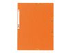 Exacompta Nature Future - Carpeta de 3 solapas - para A4 - capacidad: 250 hojas - naranja moteado