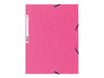 Exacompta Nature Future - Carpeta de 3 solapas - para A4 - capacidad: 250 hojas - rosa moteado
