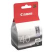 Canon PG-40BK - 16 ml - Alto rendimiento - negro pigmentado - original - cartucho de tinta - para FAX JX210; PIXMA iP1800, iP1900, iP2600, MP140, MP190, MP210, MP220, MP470, MX300, MX310