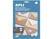 APLI Home - Adhesivo permanente - blanco - 38 x 21.2 mm 650 etiqueta(s) (10 hoja(s) x 65) fichero con eurotaladro - etiquetas