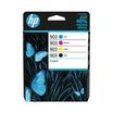 HP 903 - Paquete de 4 - negro, amarillo, cián, magenta - original - cartucho de tinta - para Officejet 69XX; Officejet Pro 69XX