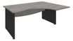 Burocean - Escritorio - en escuadra (derecha) - roble gris - antracita base