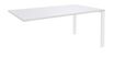 Burocean Aéris - Componente de mesa - rectangular - blanco perla - blanco base