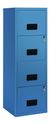 Cajonera 4 cajones carpetas colgantes bleu distant