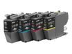 Brother LC421 - Paquete de 4 - negro, amarillo, cián, magenta - original - cartucho de tinta - para Brother DCP-J1140DW, MFC-J1010DW, MFC-J1012DW