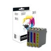 SWITCH - Paquete de 4 - negro, amarillo, cián, magenta - compatible - refabricado - cartucho de tinta - para Epson Stylus DX9400, SX115, SX215, SX218, SX415, SX515, SX610; Stylus Office BX310, BX610