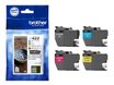 Brother LC422 Value Pack - Paquete de 4 - negro, amarillo, cián, magenta - original - cartucho de tinta - para Brother MFC-J5340DW, MFC-J5345DW, MFC-J5740DW, MFC-J6540DW, MFC-J6940DW