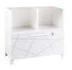 Gautier office Sunday - Low storage unit - madera aglomerada - blanco