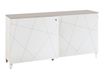 Gautier office Sunday - Credenza - 2 baldas - 2 Puertas - madera aglomerada - blanco