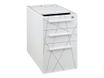 Gautier office Sunday - Pedestal - 3 cajones - madera aglomerada - blanco