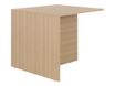 Gautier office ZOOM RECEPTION - End reception desktop - con forma de L - natural structured oak
