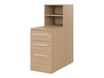 Gautier office HOME - Unidad de almacenamiento - 3 cajones - madera aglomerada - structured oak