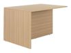 Gautier office ZOOM RECEPTION - End reception desktop - con forma de L - natural structured oak