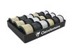 Clairefontaine - Cinta de envolver regalos - 1 cm x 10 m - negro, plata deslumbrante, oro luminoso
