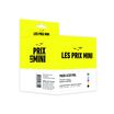 LES PRIX MINI - Cartucho compatible Brother LC3219XL - Paquete de 4 - negro, amarillo, cian, magenta 