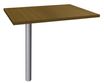 Burocean - componente de escritorio - rectangular - nogal