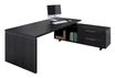 Artarredi Flora - Escritorio - rectangular - negro ceniza - negro ceniza base