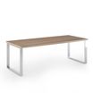 Artarredi Flora - Mesa - rectangular - cerezo arabis - cromo base