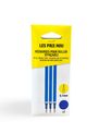 Les Prix Mini - Pack de 3 recargas para bolígrafo gel borrable - azul