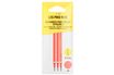 Les Prix Mini - Pack de 3 recargas para bolígrafo gel borrable - rojo