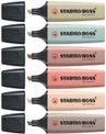 ESTUCHE 6 STABILO BOSS ORIGINAL NATURECOLORS
