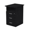 Artarredi Presto - Pedestal - 3 cajones - melamina - negro ceniza