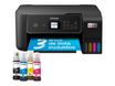 Epson EcoTank ET-2870 - Impresora multifunción - color - chorro de tinta - ITS - A4 (material) - hasta 10 ppm (impresión) - 100 hojas - USB, Wi-Fi - negro