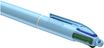 BIC 4 COLORES - Bolígrafo 4 colores - 1 mm - pastel azul