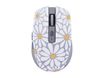 T'nB EXCLUSIV' Flower - Ratón - recargable - 6 botones - inalámbrico - 2.4 GHz, Bluetooth - receptor inalámbrico USB-C - lavander
