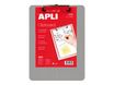 APLI kids - Portapapeles - para A4 - plata