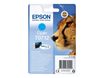 Epson T0712 - 5.5 ml - cián - original - cartucho de tinta - para Stylus DX9400, SX115, SX210, SX215, SX218, SX415, SX515, SX610; Stylus Office BX310, BX610