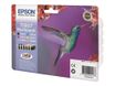 Epson T0807 Multipack - Paquete de 6 - 44.4 ml - negro, amarillo, cián, magenta, magenta claro, cián claro - original - blíster - cartucho de tinta - para Stylus Photo P50, PX650, PX660, PX700, PX710, PX720, PX730, PX800, PX810, PX820, PX830