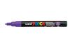 POSCA PC-3M - Marcador - permanente - violeta - tinta pigmentada al agua - 0.9-1.3 mm - fino