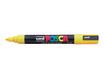 POSCA PC-5M - Marcador - permanente - amarillo - tinta pigmentada al agua - 1.8-2.5 mm - medio