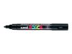 POSCA PC-5M - Marcador - permanente - negro - tinta pigmentada al agua - 1.8-2.5 mm - medio