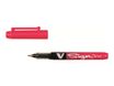 Pilot V Sign Pen - Rotulador de punta de fibra - rojo - 0.6 mm - medio