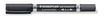 STAEDTLER Lumocolor duo - Marcador de punta gemela - permanente - negro - 1.5 mm / 0.6 mm - medio / fino