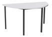 Burocean - Mesa - media luna - blanco perla - antracita base