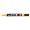 POSCA PC-5M - Marcador - permanente - amarillo paja - tinta pigmentada al agua - 1.8-2.5 mm - medio