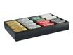 Clairefontaine Christmas - Cinta de envolver regalos - 20 m x 13 mm - negro, blanco, plata, rojo, verde, oro - polipropileno - 16 bobina(s)