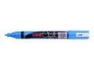 Uni Chalk PWE-5M - Marcador - no permanente - azul claro - tinta pigmentada al agua - 1.8-2.5 mm - medio