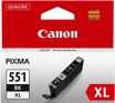 Canon CLI-551BK XL - Alto rendimiento - negro - original - depósito de tinta - para PIXMA iP8750, iX6850, MG5550, MG5650, MG5655, MG6450, MG6650, MG7150, MG7550, MX725, MX925