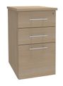 Burocean IDRA - Pedestal - 3 cajones - madera aglomerada - roble claro