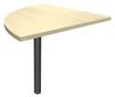 Burocean - Componente de escritorio - esquina a 90º - arce - antracita base