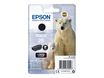 Epson 26 - 6.2 ml - negro - original - cartucho de tinta - para Expression Premium XP-510, 520, 600, 605, 610, 615, 620, 625, 700, 710, 720, 800, 810, 820